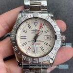 GF Breitling Avenger II Seawolf SS White Dial Swiss Replica Breitling Watch